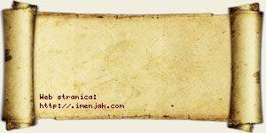 Jelisaveta Mošorinac vizit kartica